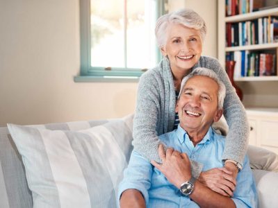 Shot of a senior couple spending quality time at home.